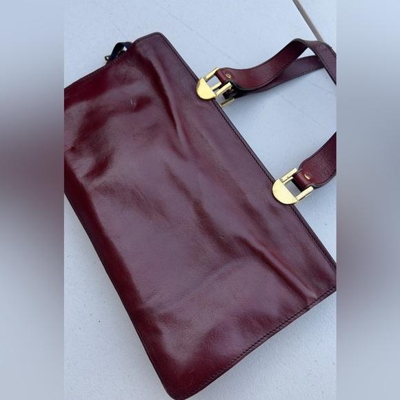 European Genuine Leather Burgundy Bag - Picture 6 of 6